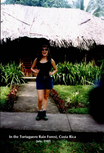 Daleela in the Tortuguero Rain Forest - Costa Rica