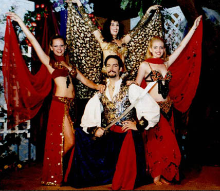 Daleela as 'Scheherazade' in 'Sinbad and the Arabian Knights'